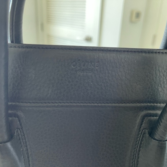 Celine Medium Black Tote Bag
